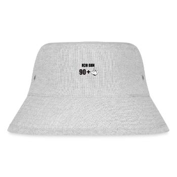 91 Geburtstag - Stanley/Stella recycelter Bucket Hat - Grau meliert - Vorne