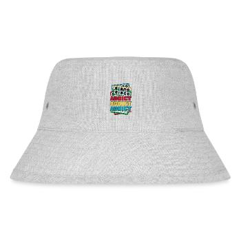 Bingo Addict Caller Daubers Professional Bingo - Stanley/Stella Recycled Bucket Hat - heather grey - Front