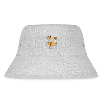 Lassen Sie uns diese Sitzsack-Spielbretter professionell eintüten - Stanley/Stella recycelter Bucket Hat - Grau meliert - Vorne