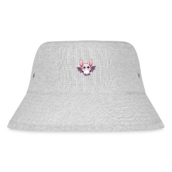 Bat Fledermäuse Fledermaus - Stanley/Stella recycelter Bucket Hat - Grau meliert - Vorne