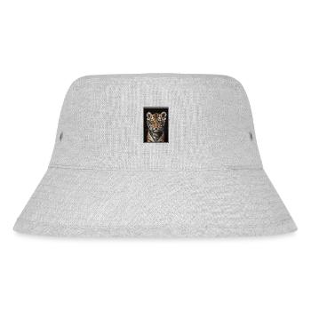 Bengal Tiger King Tiger - Stanley/Stella Recycled Bucket Hat - heather grey - Front