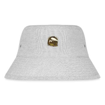 Heron Reiher - Stanley/Stella recycelter Bucket Hat - Grau meliert - Vorne