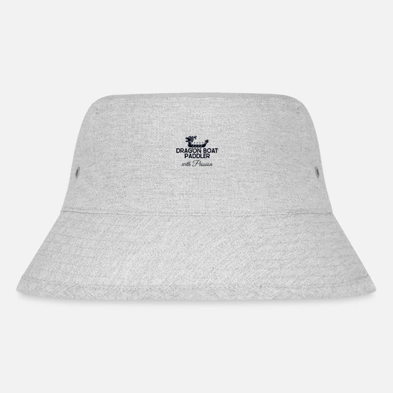 Drachenboot-Paddler mit Leidenschaft Paddler Trommler - Stanley/Stella recycelter Bucket Hat - Grau meliert