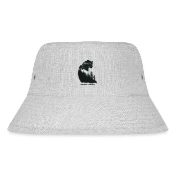 Preserve & Protect Black Jaguar Wilderness - Stanley/Stella Recycled Bucket Hat - heather grey - Front
