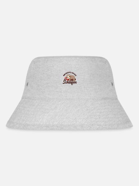 Mir reichts ich geh Schlafen Brown-Throated - Stanley/Stella recycelter Bucket Hat - Grau meliert
