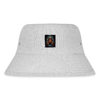 Three owls in the dungeon - Stanley/Stella Recycled Bucket Hat - heather grey - Front