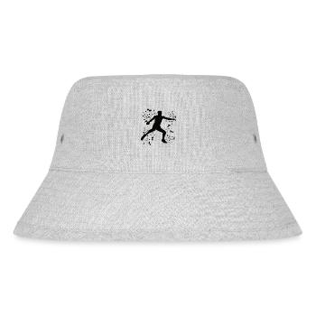 Diskuswerfer Colorsplash Diskuswurf - Stanley/Stella recycelter Bucket Hat - Grau meliert - Vorne
