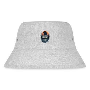 INTROVERTIERT - Stanley/Stella recycelter Bucket Hat - Grau meliert - Vorne