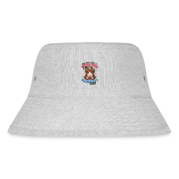 Girls Korean Origin South Korea - Stanley/Stella Recycled Bucket Hat - heather grey - Front