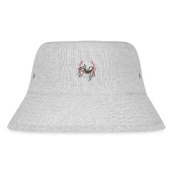 Spider Hanging Hammock Spider Web - Stanley/Stella Recycled Bucket Hat - heather grey - Front