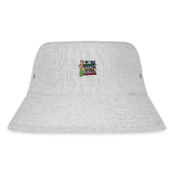 Ich mache keine Fehler beim Blasrohrspielen - Stanley/Stella recycelter Bucket Hat - Grau meliert - Vorne