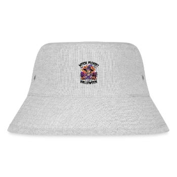 Witch Please It's Halloween für einen Halloween - Stanley/Stella recycelter Bucket Hat - Grau meliert - Vorne