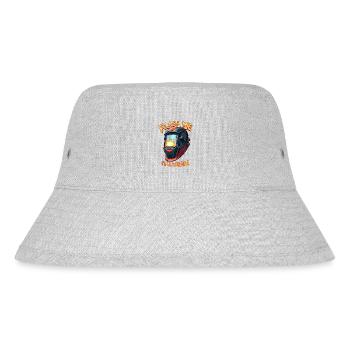 FLASH ME I'M A WELDER für einen Schweißer - Stanley/Stella recycelter Bucket Hat - Grau meliert - Vorne