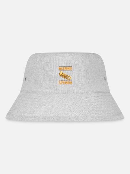 Kann spontan über Euphonium Euphonist sprechen - Stanley/Stella recycelter Bucket Hat - Grau meliert