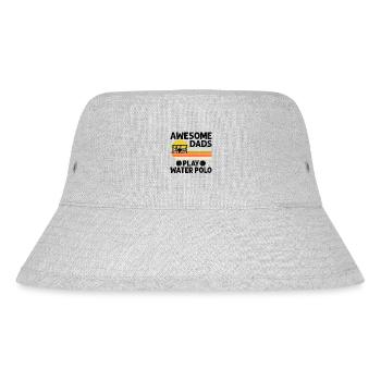 Awesome Dads Play Water Polo Aquatic Polo Player F - Stanley/Stella recycelter Bucket Hat - Grau meliert - Vorne