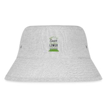drôle de raquette de joueur de tennis - Bob recyclé Stanley/Stella - gris chiné - Devant