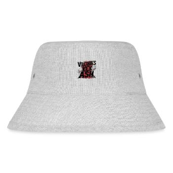 Vulkan – Asche, Lava und Feuer - Stanley/Stella recycelter Bucket Hat - Grau meliert - Vorne