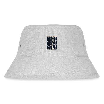I Speak Opera Opera House Vocalist Tenor Singer - Stanley/Stella Recycled Bucket Hat - heather grey - Front