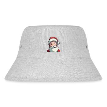 Santa Claus - Stanley/Stella Recycled Bucket Hat - heather grey - Front