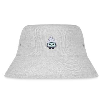 Frostbeule Winter Eskimo Comic - Stanley/Stella recycelter Bucket Hat - Grau meliert - Vorne