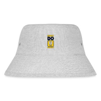 Was willst du Kernkraftwerk Energie Kernkraft - Stanley/Stella recycelter Bucket Hat - Grau meliert - Vorne