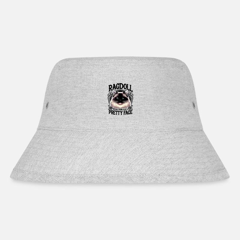 Ragdoll Mehr als nur eine hübsche Ragdolls-Katze - Stanley/Stella recycelter Bucket Hat - Grau meliert