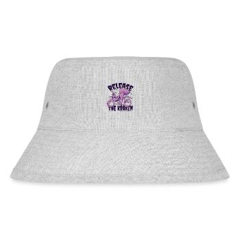 Release The Kraken Cephalopoda Octopodes Octopoda - Stanley/Stella Recycled Bucket Hat - heather grey - Front