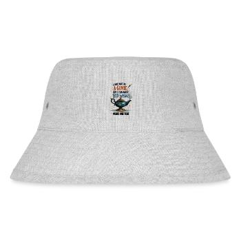 A Genie But I Can Make Bed Wishes für Frauen und - Stanley/Stella recycelter Bucket Hat - Grau meliert - Vorne