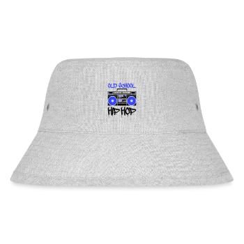 ghettoblaster old school - Stanley/Stella recycelter Bucket Hat - Grau meliert - Vorne