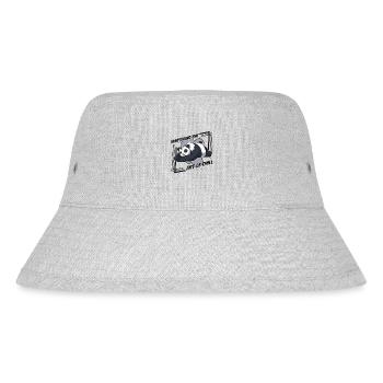 Die Kunst des Chill Panda Bear Friend beherrschen - Stanley/Stella recycelter Bucket Hat - Grau meliert - Vorne