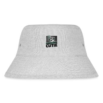 Bamboo Loving Cutie Panda Bear Friend Giant Panda - Stanley/Stella Recycled Bucket Hat - heather grey - Front