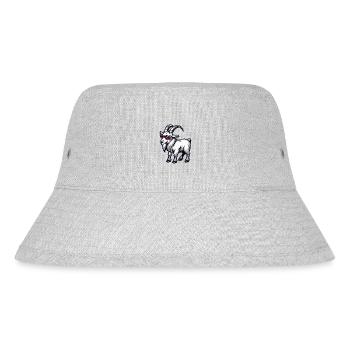 Mountain Goat Comic Cool - Stanley/Stella Recycled Bucket Hat - heather grey - Front