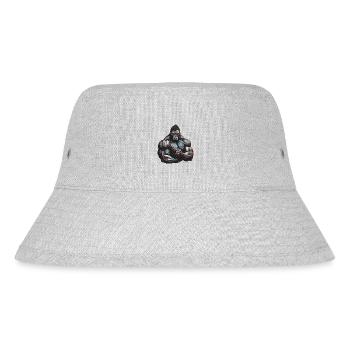 Gorilla Bodybuilding Muscles - Stanley/Stella Recycled Bucket Hat - heather grey - Front