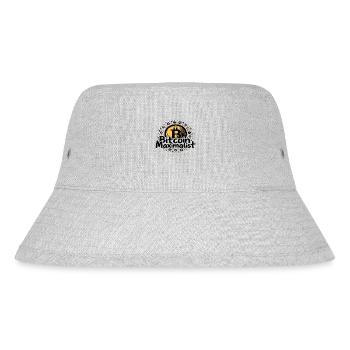 Bitcoin Maximalist – Stylish Crypto Design - Stanley/Stella Recycled Bucket Hat - heather grey - Front
