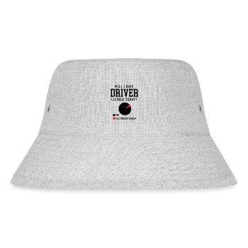 Will I Have Driver License Today Driving School - Stanley/Stella Recycled Bucket Hat - heather grey - Front