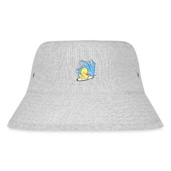 Surfin'Duck - Stanley/Stella Recycled Bucket Hat - heather grey - Front
