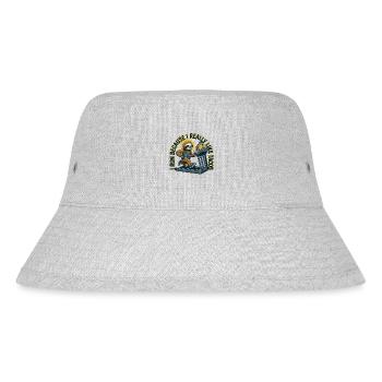 I Run Because i Really Like Tacos Sloth - Stanley/Stella Recycled Bucket Hat - heather grey - Front