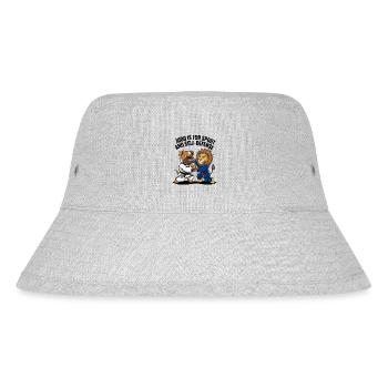 Judo for sports and self-defense with lion - Stanley/Stella Recycled Bucket Hat - heather grey - Front