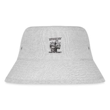 Funny Wanderer Birthday 72 Years - Stanley/Stella Recycled Bucket Hat - heather grey - Front
