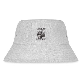 Funny Wanderer Birthday 64 Years - Stanley/Stella Recycled Bucket Hat - heather grey - Front