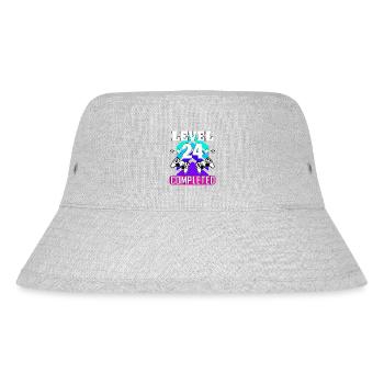 gaming geburtstag haha wie lustig - Stanley/Stella recycelter Bucket Hat - Grau meliert - Vorne
