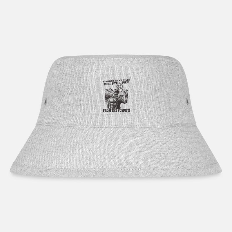 Lustiges Wanderer Geburtstag 27 Jahre - Stanley/Stella recycelter Bucket Hat - Grau meliert