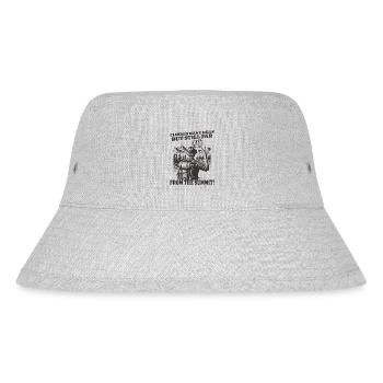 Funny Wanderer Birthday 17 Years - Stanley/Stella Recycled Bucket Hat - heather grey - Front