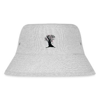 Fruit Tree October Autumn Apple Harvest Hobby Gardener - Stanley/Stella Recycled Bucket Hat - heather grey - Front
