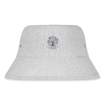 Alan Watts | Baum des Lebens & spirituelle Weisheit - Stanley/Stella recycelter Bucket Hat - Grau meliert - Vorne