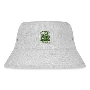 skunk Lovers - Support Local gas leak technicians - Stanley/Stella Recycled Bucket Hat - heather grey - Front
