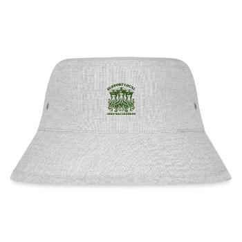 Support Local Deep Sea Legends Funny Octopus - Stanley/Stella Recycled Bucket Hat - heather grey - Front