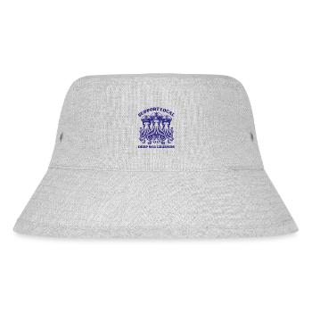 Support Local Deep Sea Legends Funny Octopus - Stanley/Stella Recycled Bucket Hat - heather grey - Front