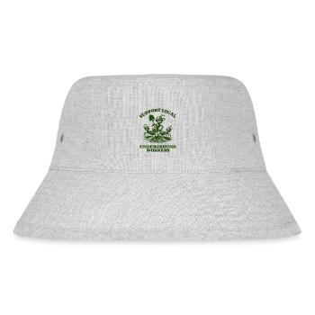 Support Local Underground Workers Lustiges Ant - Stanley/Stella recycelter Bucket Hat - Grau meliert - Vorne