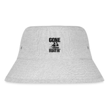 Gone Boatin' Paddle Boat - Stanley/Stella Recycled Bucket Hat - heather grey - Front
